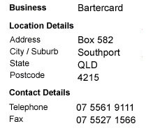 Example of Business listing Example of Business listing